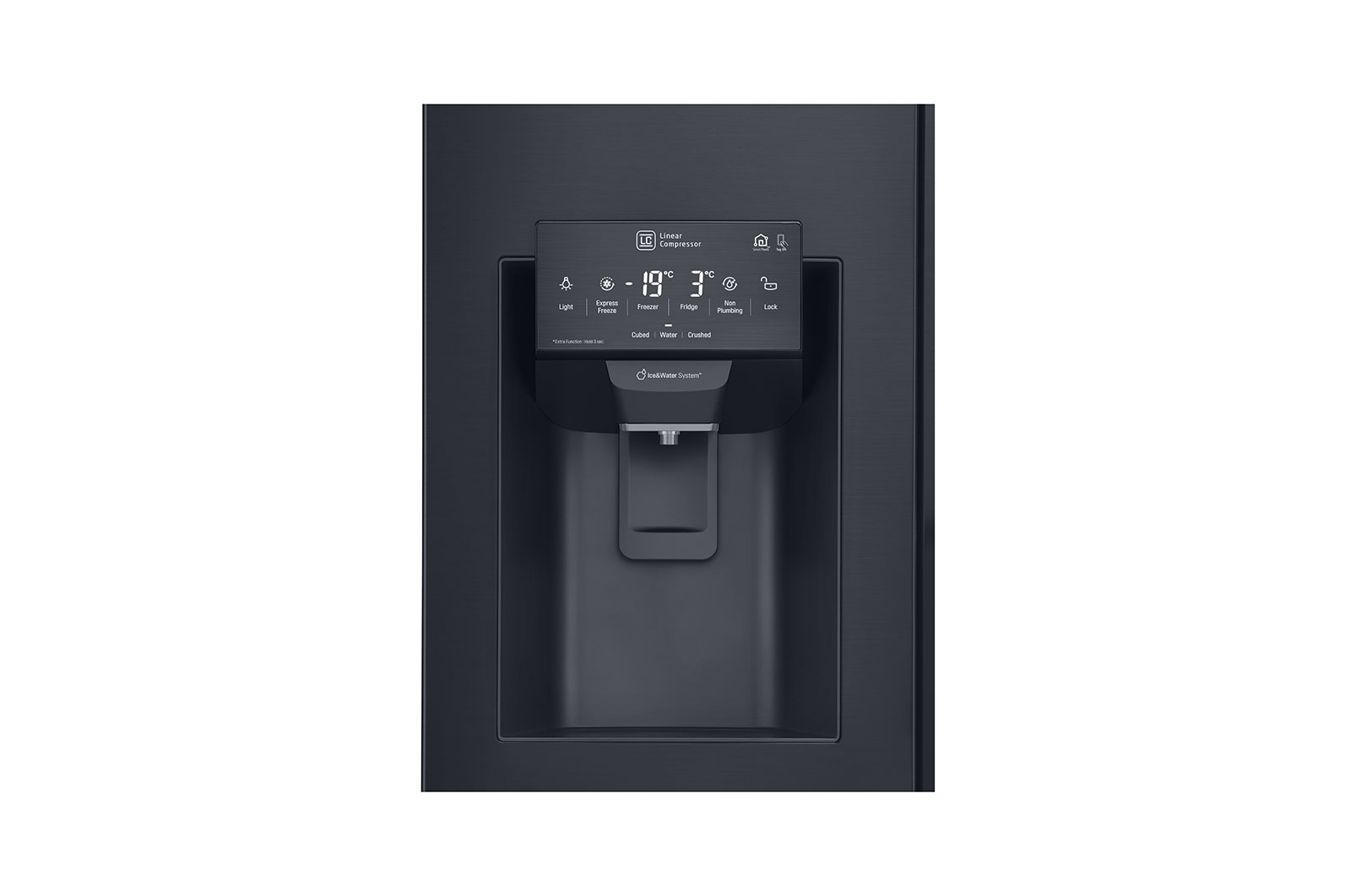 LG GSJ761MCUZ side-by-side køle-fryseskab Fritstående 621 L F Sort